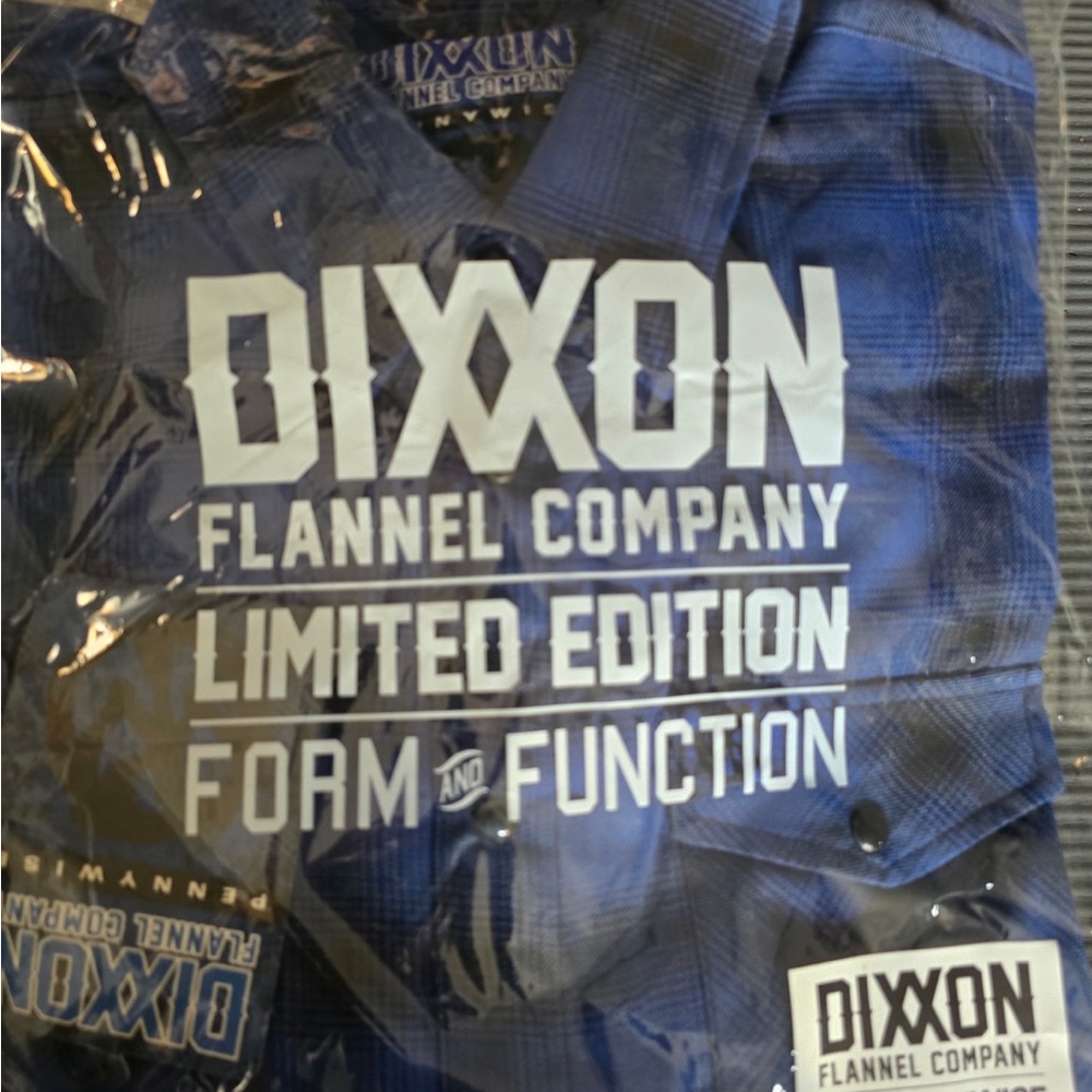 DIXXON Blue Plaid Limited Edition Flannel Pennywise